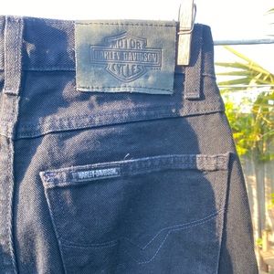 HARLEY DAVIDSON BLACK DENIM